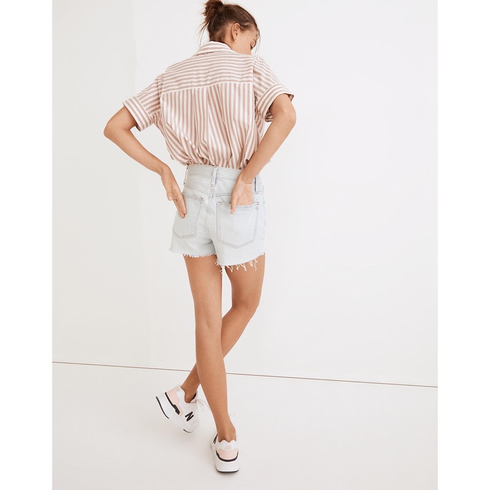 Madewell Relaxed Denim Shorts in Essen Wash Women’s 27 - Picture 3 of 14